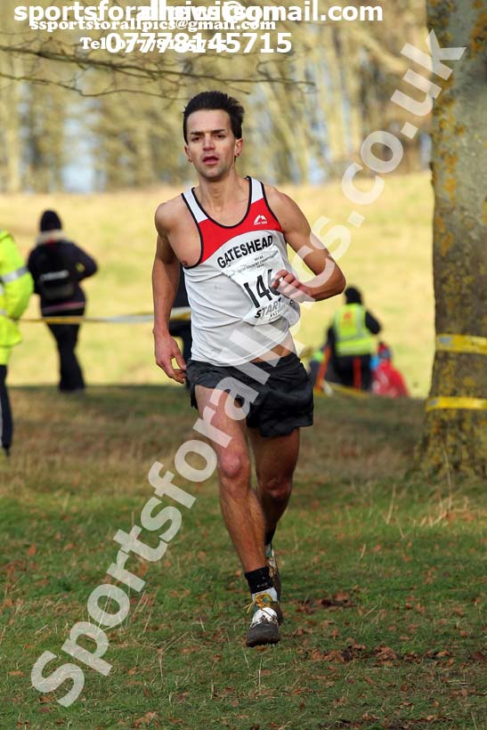 Senior mens cross country, 2019 North Eastern Cross Country Champs., Alnwick, Northumberland.  Photo: David T. Hewitson/Sports for All Pics